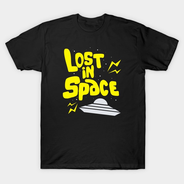 Lost in space retro ufo T-Shirt by tone